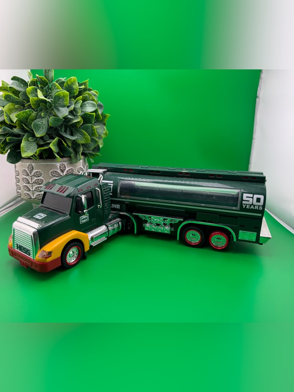 Hess 2014 50th Anniversary Gasoline Tanker Truck Lights Tested